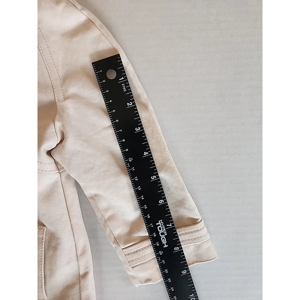 Baker by Ted Baker Toddler Girls Trench Coat Sz 12-18 M Pink Pastel Ruffle Event